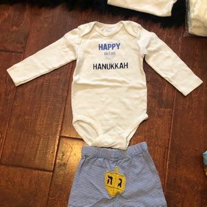 Baby Hanukkah onesie